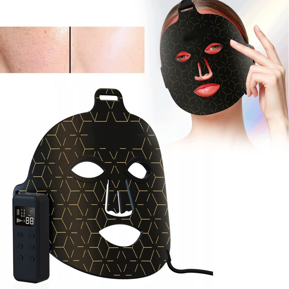 BOSTE LED FACE MASK PHOTON THERAPY 4in1 CLEANSING LIFTING + REMOTE CONTROL