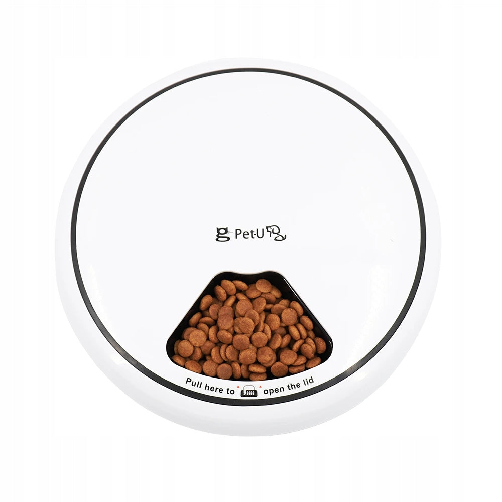 BOT Automatic Pet Food Dispenser 5 Servings White
