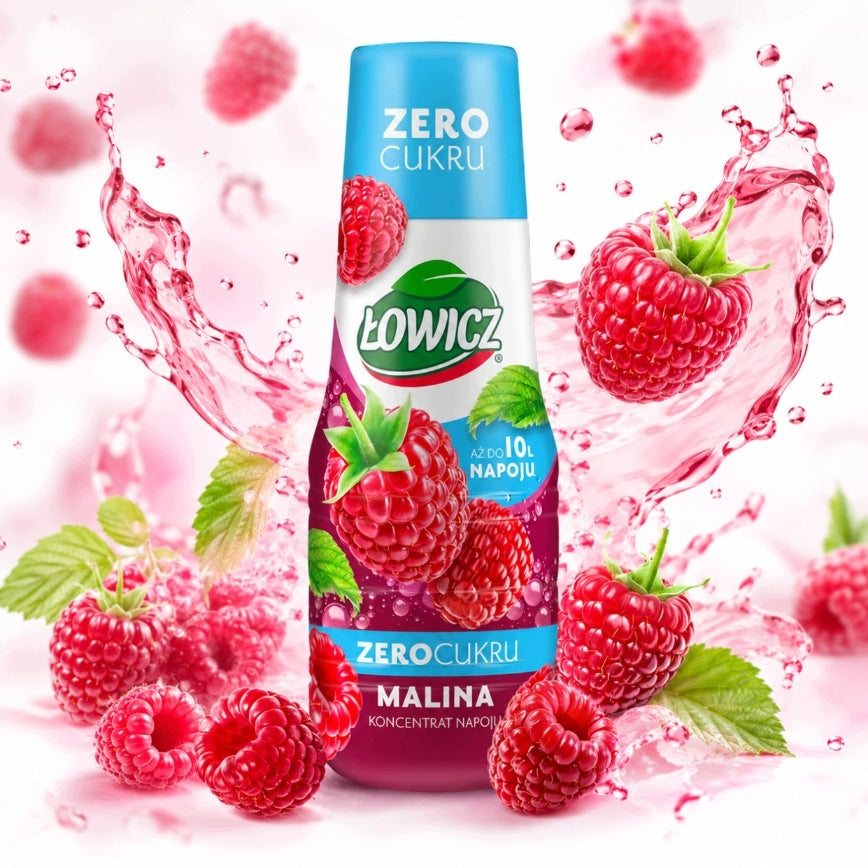 BOTTLE FUSE X2 SodaStream + Concentrate syrup ŁOWICZ ZERO 3x 500ml MIX Packaging status original