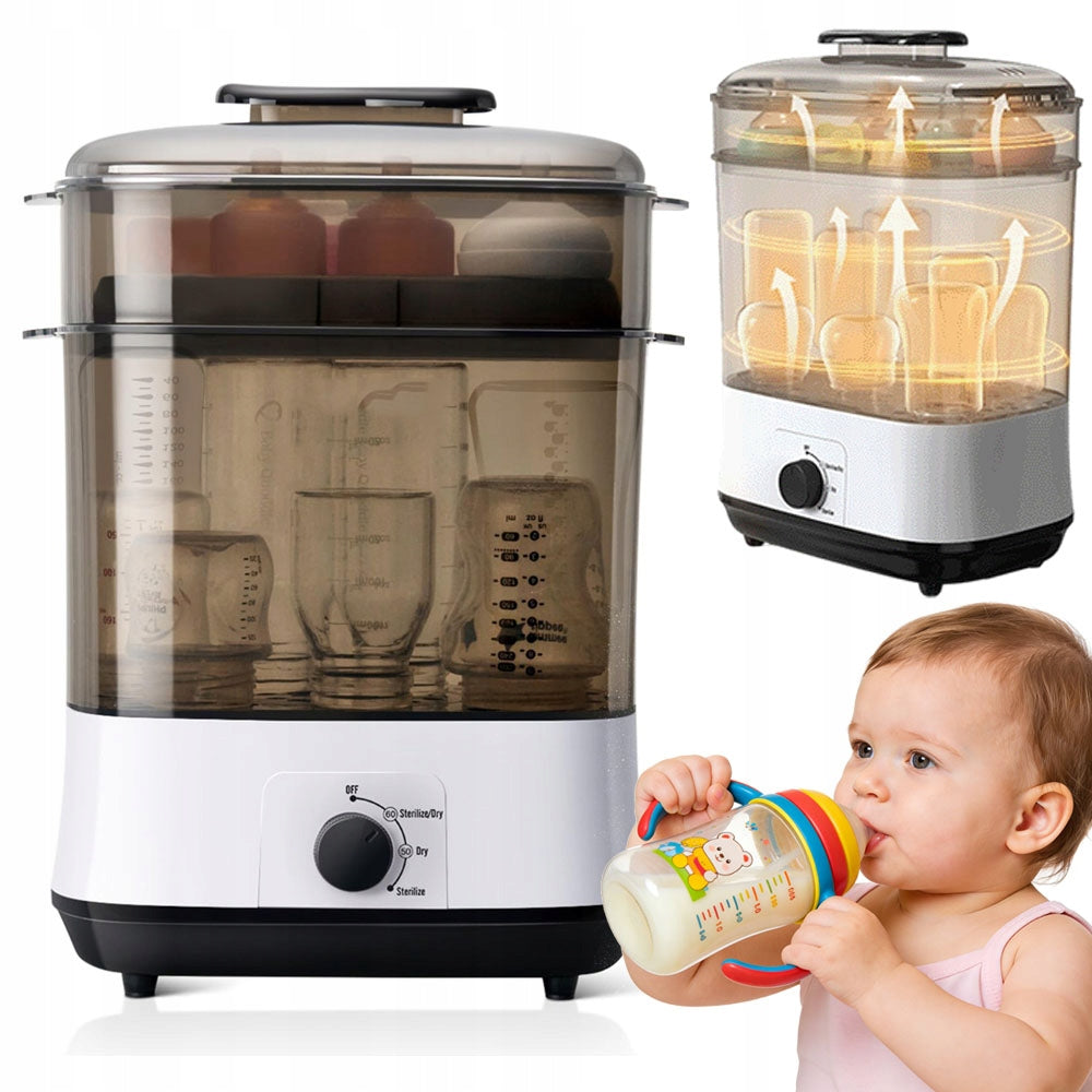 BOTTLE STERILIZER WITH DRYER 630W - AUTOMATIC STORAGE MODE