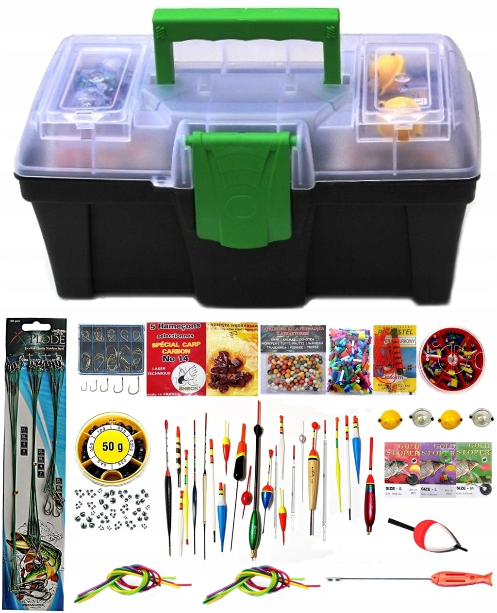 BOX + 791 FISHING ACCESSORIES - Z6