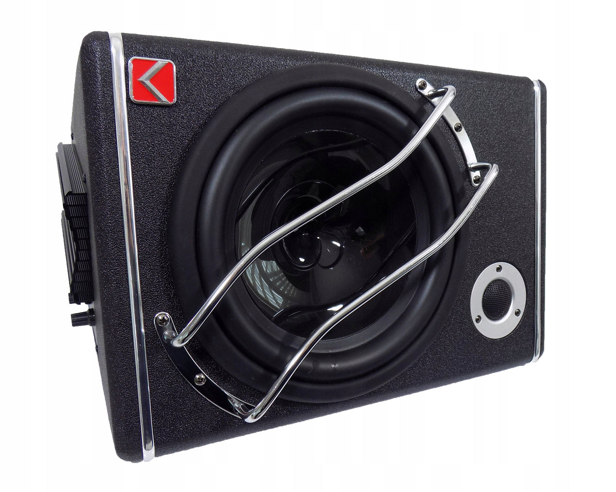 BOX BASS TUBE SUBWOOFER ACTIVE 1200W 10" AMPLIFIER + CABLE KIT Manufacturer SOLING
