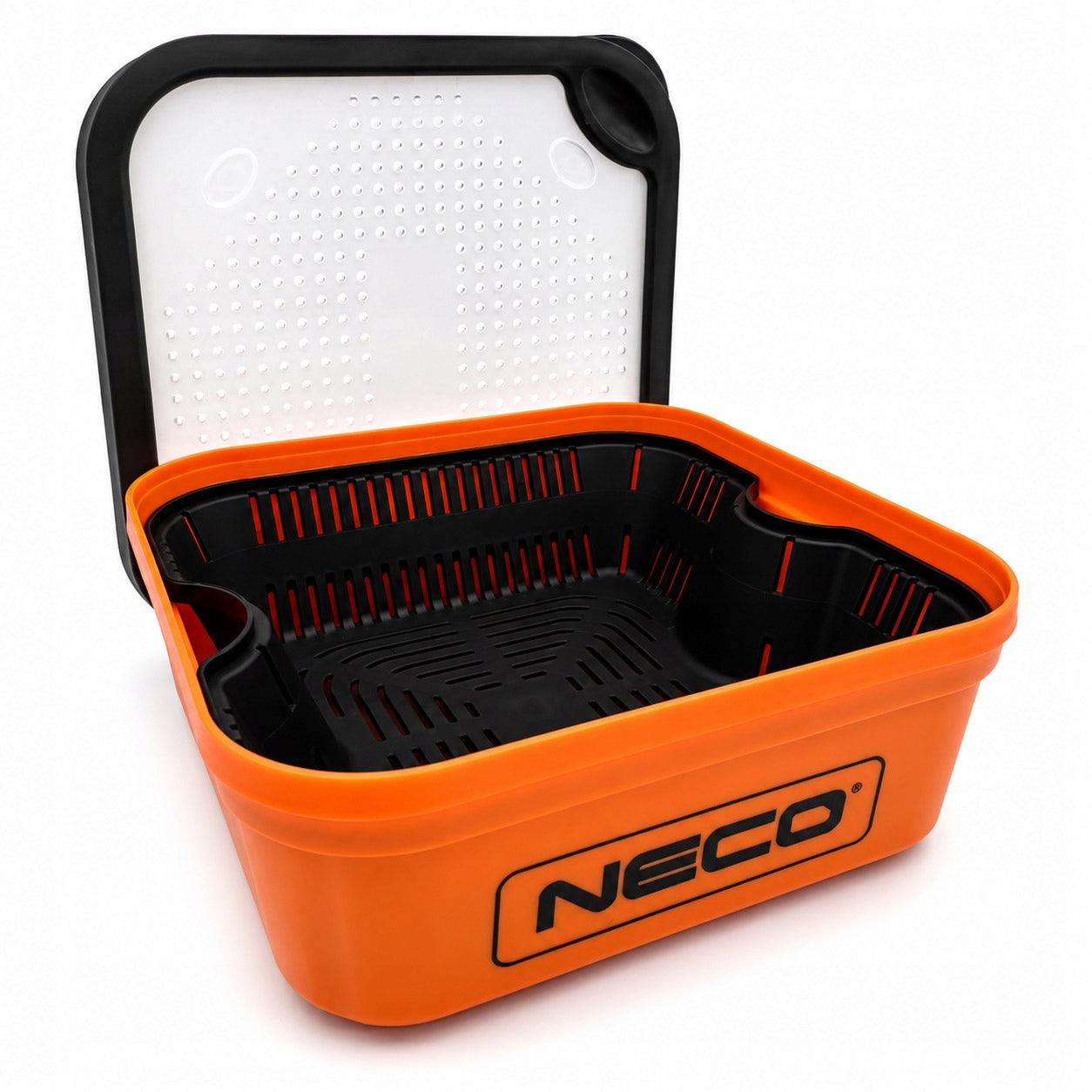 BOX CONTAINER NECO FOR SOAKING PELLETS WITH STRAINER 1,7L method feeder Packaging status original