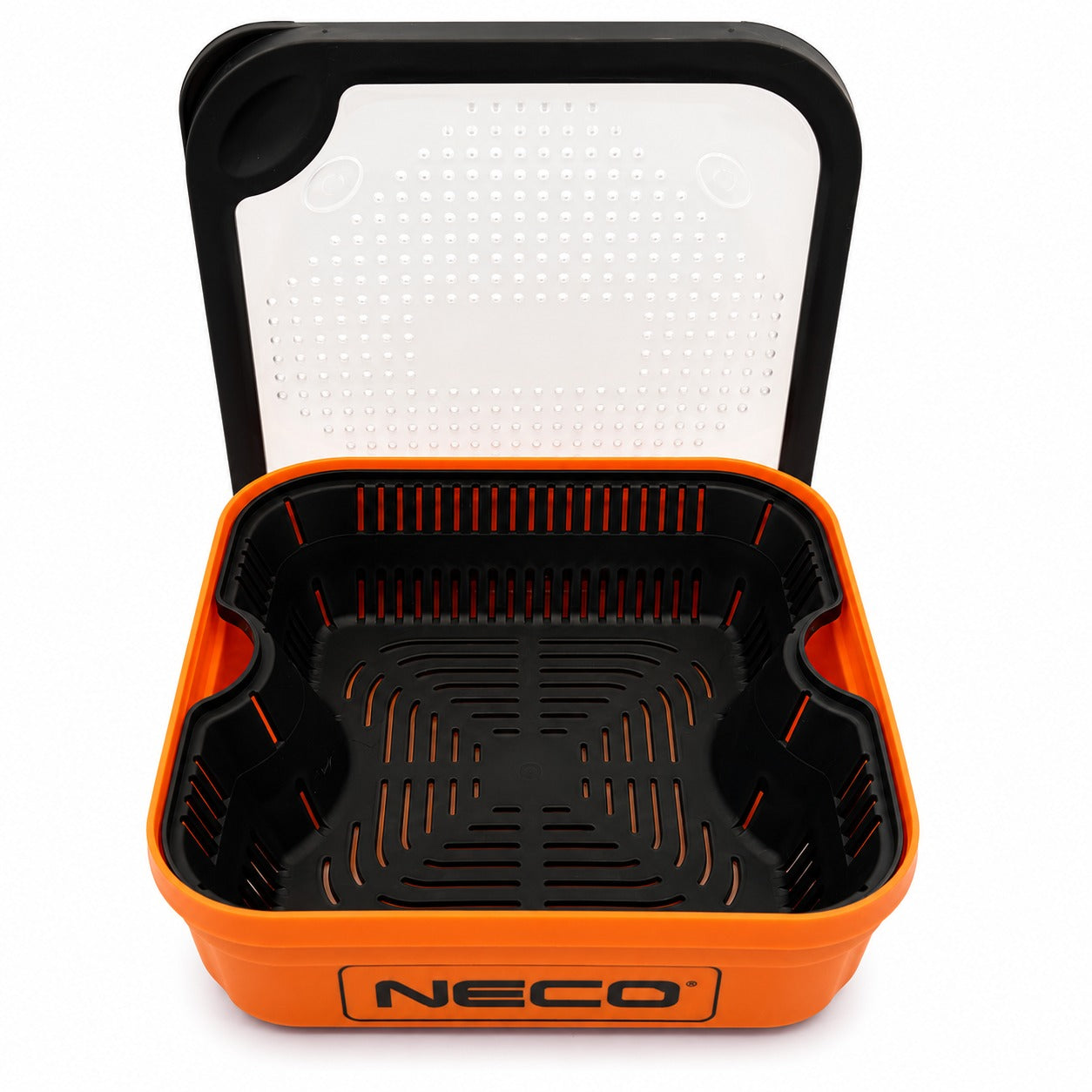 BOX CONTAINER NECO FOR SOAKING PELLETS WITH STRAINER 2,2L method feeder Manufacturer code 93003