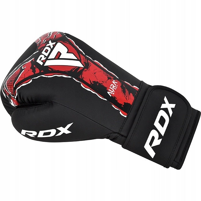 BOXING GLOVES RDX AURA PLUS F17 SPARRING TRAINING MMA 16OZ BLACK Manufacturer code BGR-F17BR-16OZ