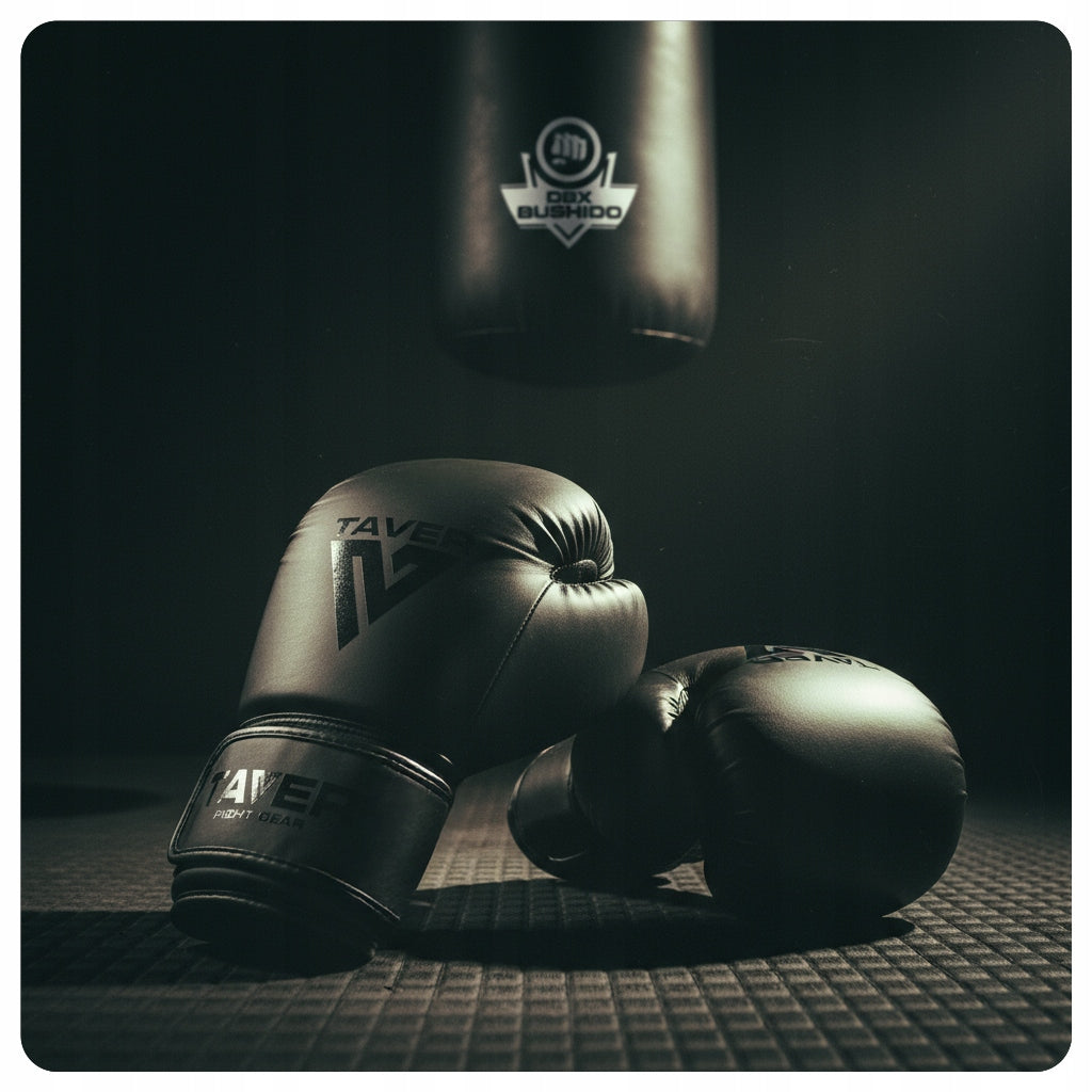 BOXING GLOVES UNIVERSAL SPARRING BOXING KICKBOXING TAVER 10 oz Manufacturer code Rękawice bokserskie męskie damskie TAVER 10oz