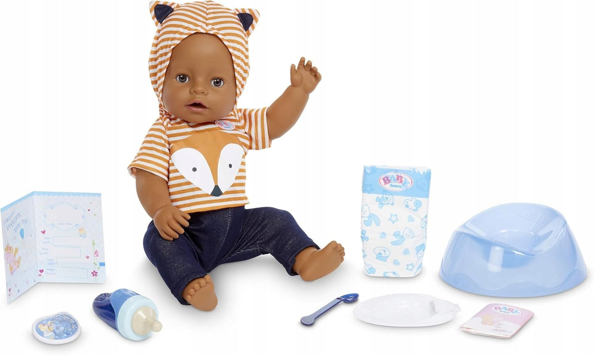 BOY INTERACTIVE DOLL BABY BORN - 9 FUNCTIONS - NO BATTERIES REQUIRED Packaging status original