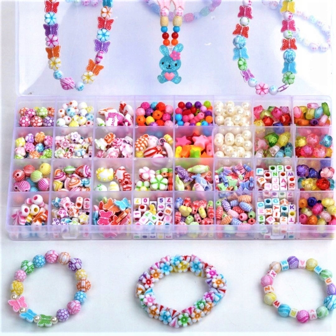 BRACELET BEADS JEWELRY MAKING KIT LARGE Brand OWL-TECH