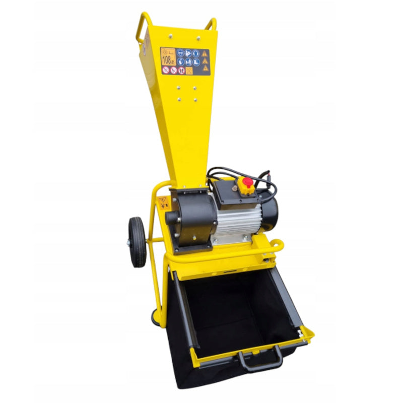 BRANCH SHREDDER ELECTRIC CHIPPER 50mm 2,8kW 2800W KNIFE BASKET 64L Manufacturer code 23550