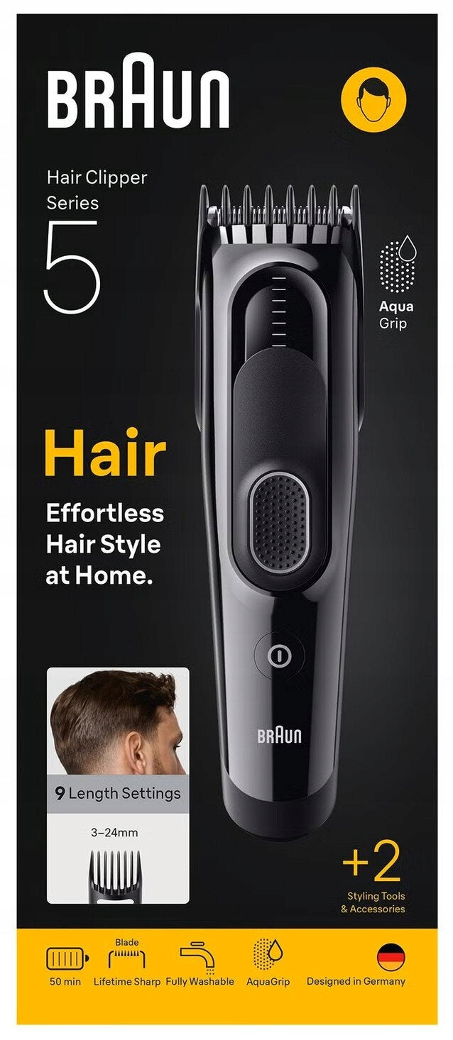 BRAUN HC5510 3-24 mm clipper Dominant color black