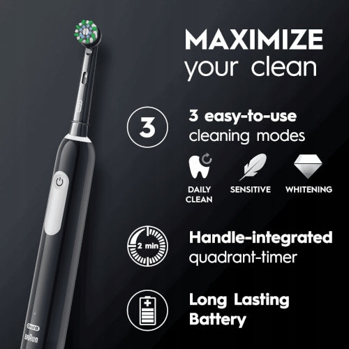 BRAUN Oral-B Pro SERIES 1 BLACK electric toothbrush Oral-B black Manufacturer code 8001090918505