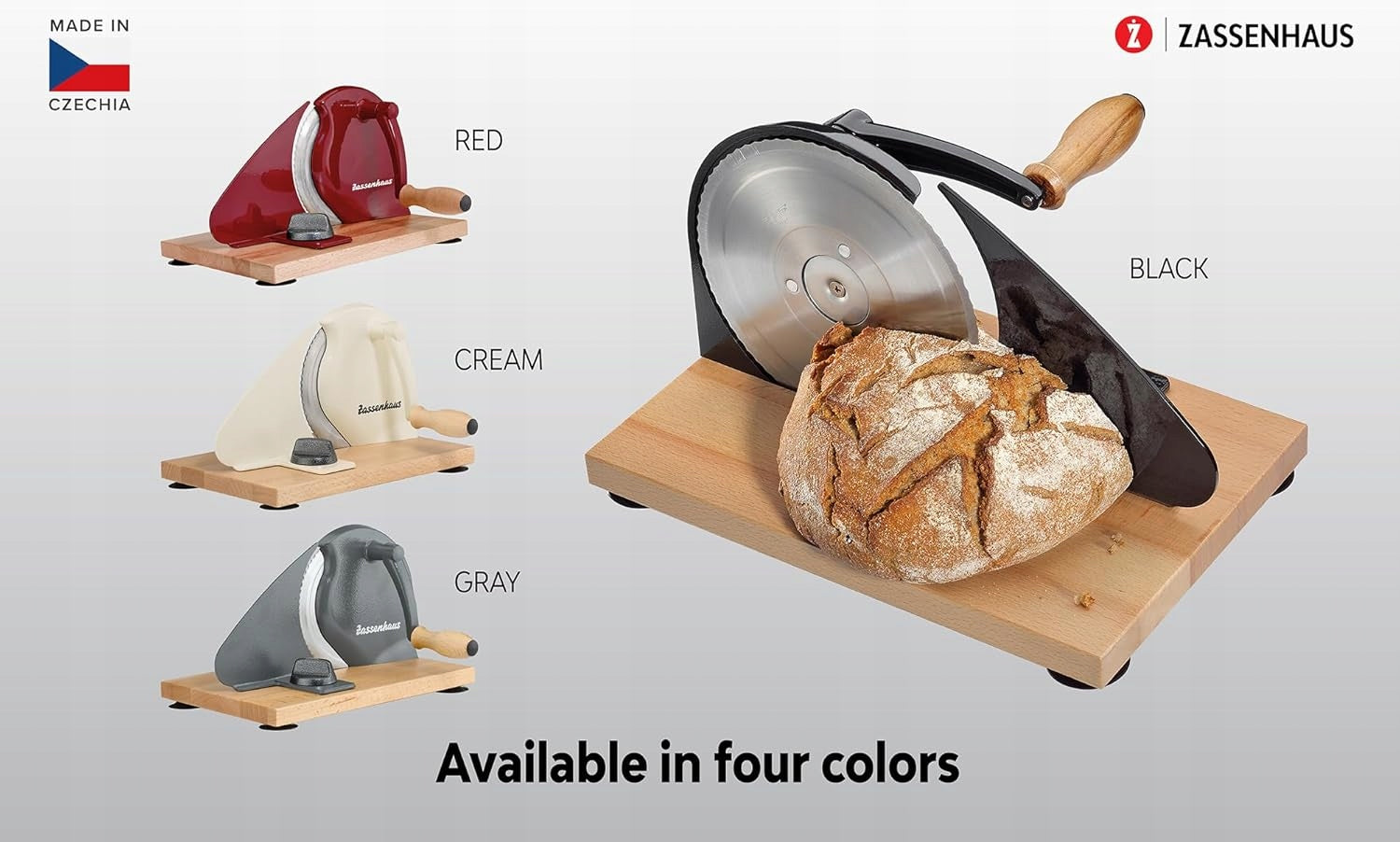 BREAD AND SAUSAGE SLICER 18/8 STAINLESS STEEL, CLASSIC DESIGN EAN (GTIN) 6909307024044
