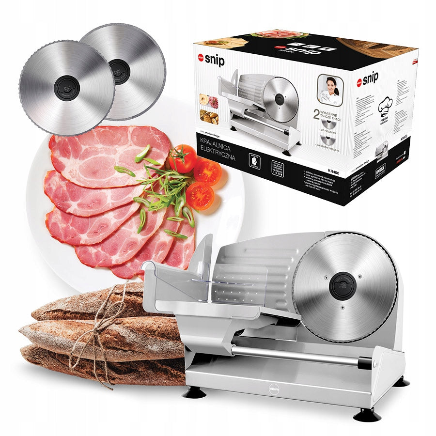 BREAD AND SAUSAGE SLICER KR400 ELDOM METAL