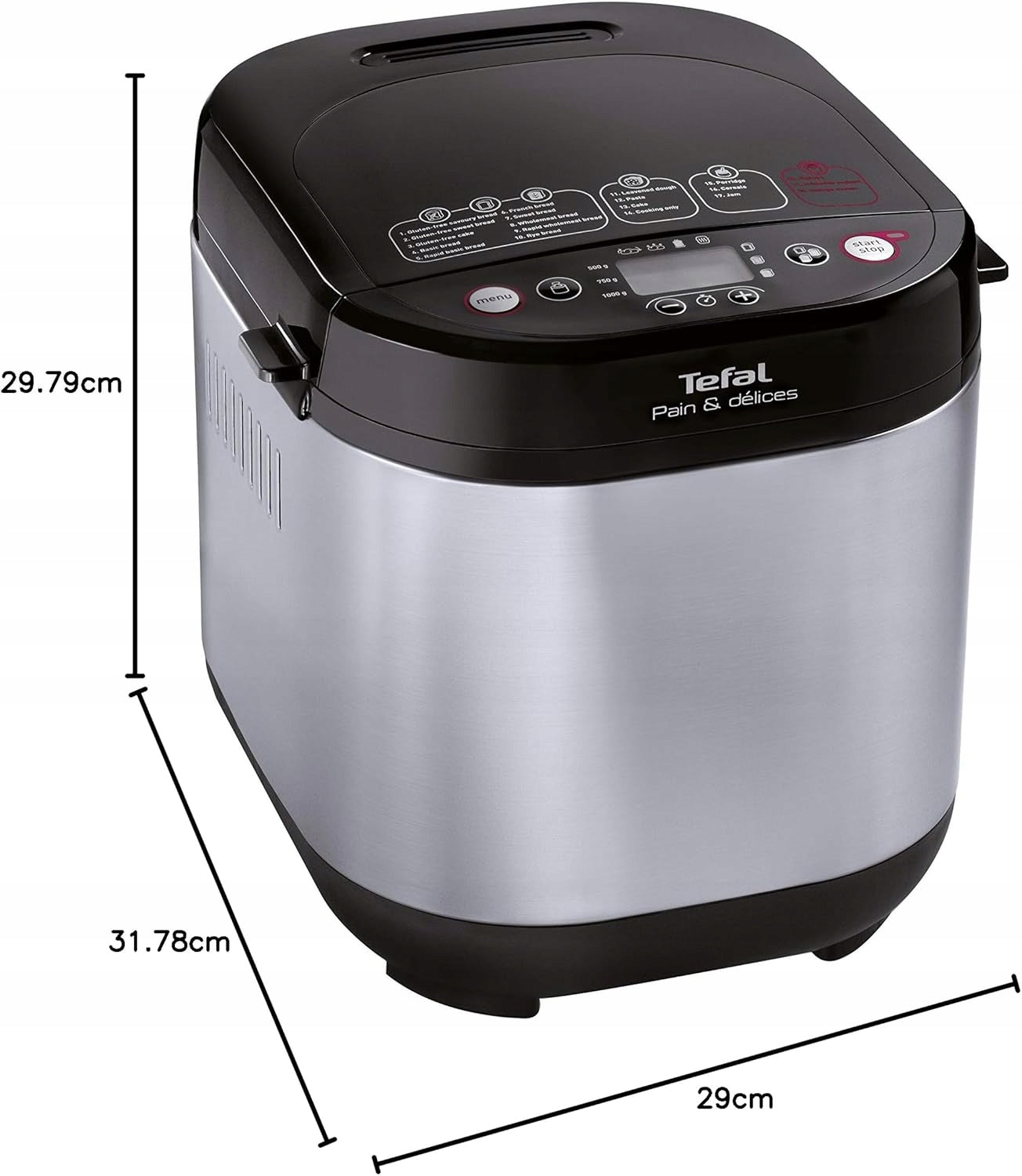 BREAD BAKING MACHINE 720W 20 PROGRAMS NONSTICK MOLD Manufacturer code 5906957520415