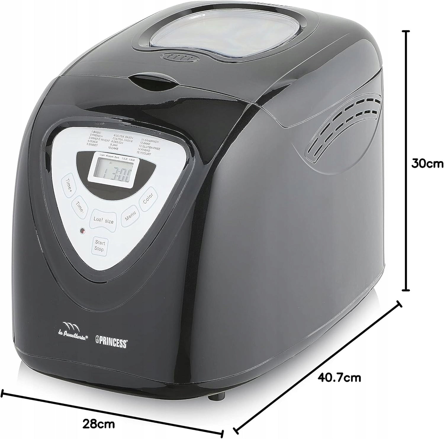 BREAD MACHINE 600W 15 PROGRAMS TIMER GLUTEN FREE OPTION 900G Manufacturer code 5903387984534