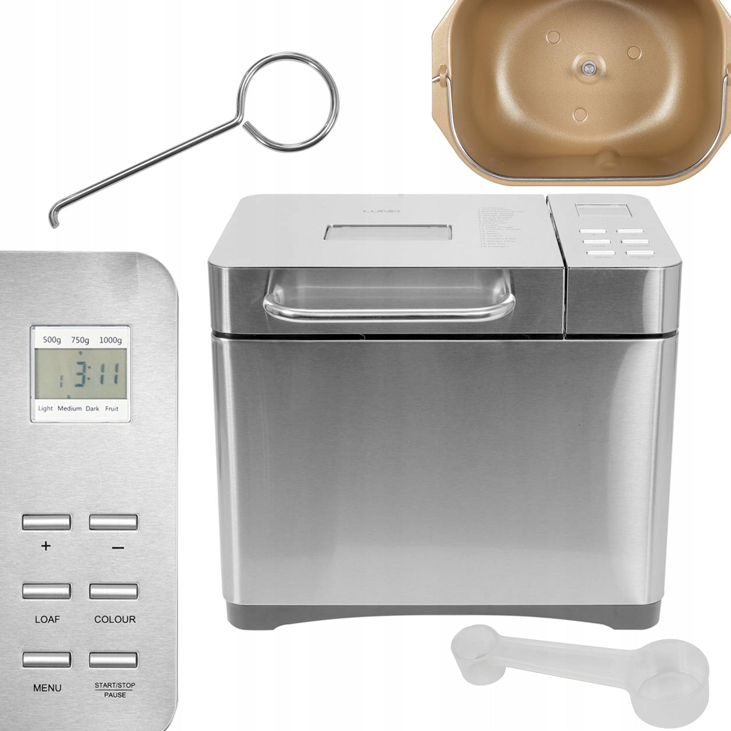BREAD MAKER DOUGH MACHINE 710W 19 PROGRAMS