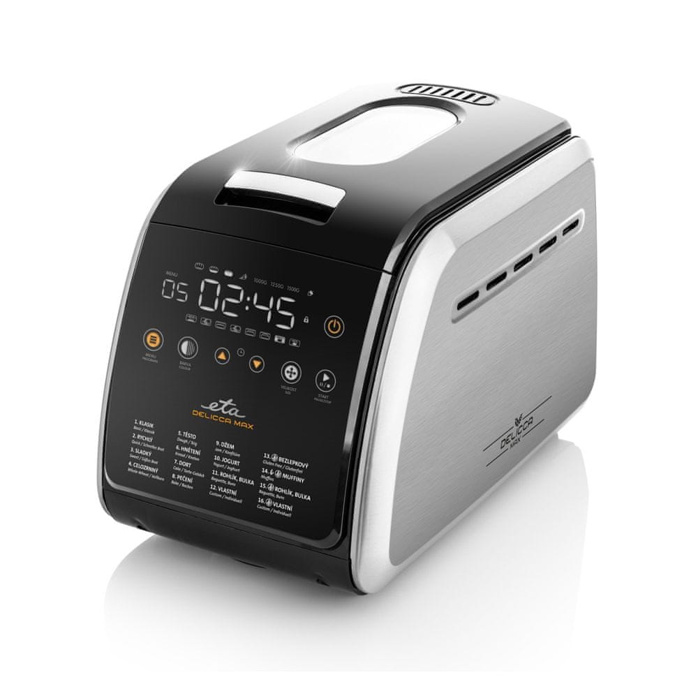 BREAD, ROLL AND CAKE MACHINE ETA AUTOMATIC BAKER 16 PROGRAMS Manufacturer code ETA714990040