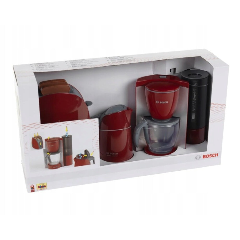 BREAKFAST SET KLEIN BOSCH TOASTER KETTLE DISHES TOY FOR CHILDREN Manufacturer code KL9580