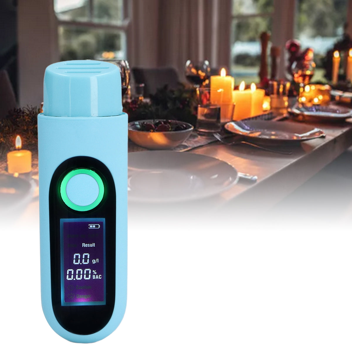 BREATHALYZER MOUTHPIECELESS PROFESSIONAL LCD USB Packaging status original