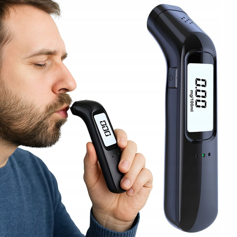 BREATHALYZER MOUTHPIECELESS PROFESSIONAL USB PRECISE POCKET NON-CONTACT