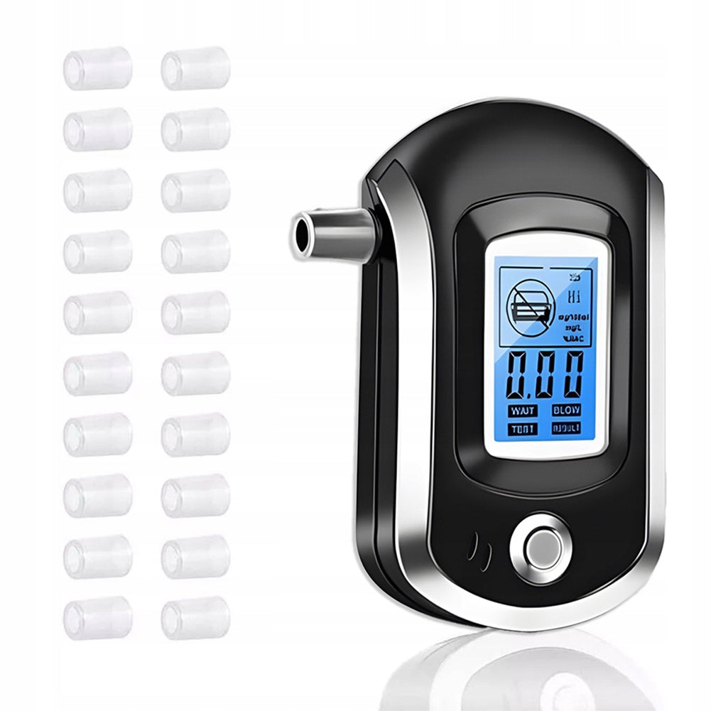 BREATHALYZER PROFESSIONAL CASE CALIBRATION 20 MOUTHPIECES ACCURACY AS POLICE