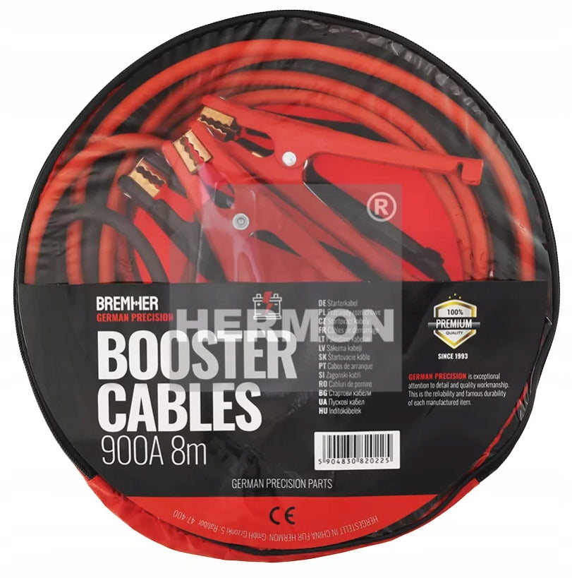 BREMHER CABLES JUMPER CABLES 900A 8M 20MM2