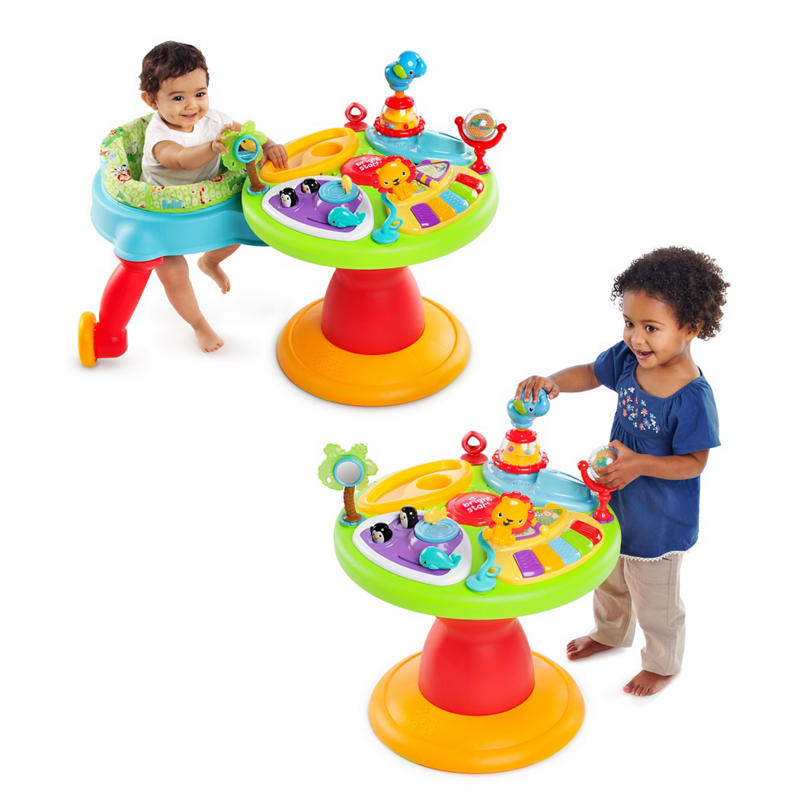 BRIGHT STARTS TABLE 3in1 JUMPER CHAIR WALKER Color multicolor