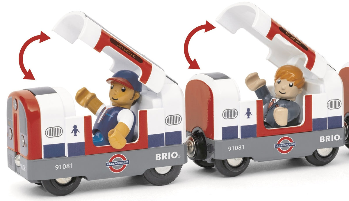 BRIO 36085 World Trains Edition: London Underground Battery Operated Kid's age 3+ years
