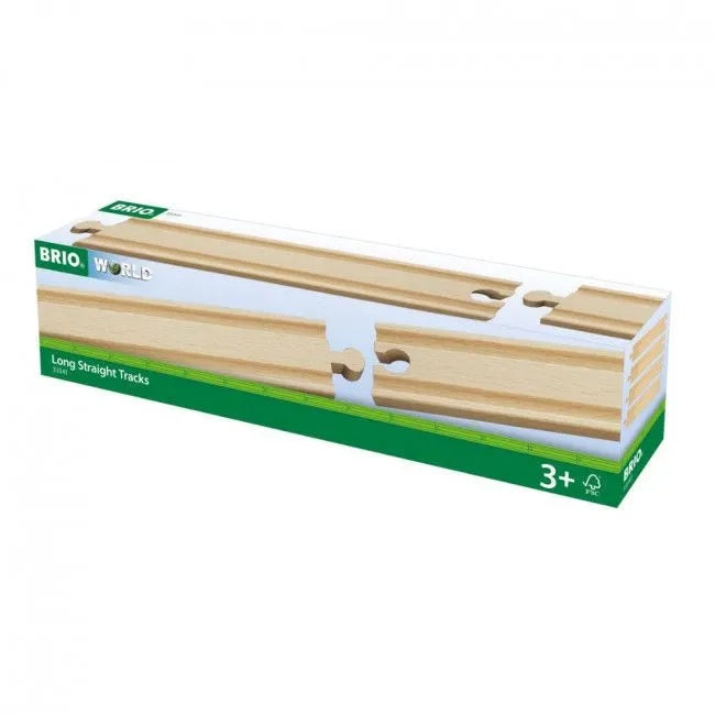 BRIO. Ravensburger long straight tracks Brand Brio