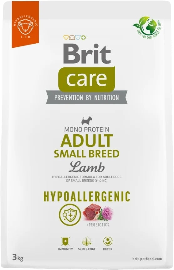 BRIT Care Hypoallergenic Adult Small Lamb Dry Dog Food 3 kg Manufacturer code 8595602566143