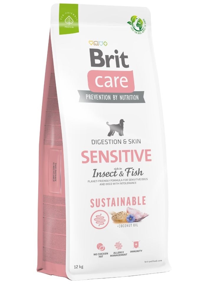 BRIT Care Sustainable Sensitive Insect & Fish with insects and fish 12kg
