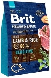 BRIT Premium By Nature Sensitive Lamb 3kg