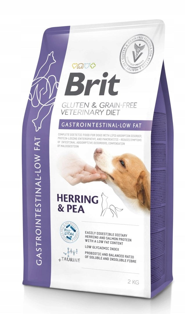 BRIT VETERINARY GASTROINTESTINAL LOW FAT WITH HERRING 2 kg