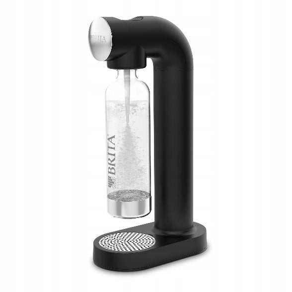 BRITA Black SodaONE Water Gas Saturator with CO2 Cylinder and Bottle Packaging status original