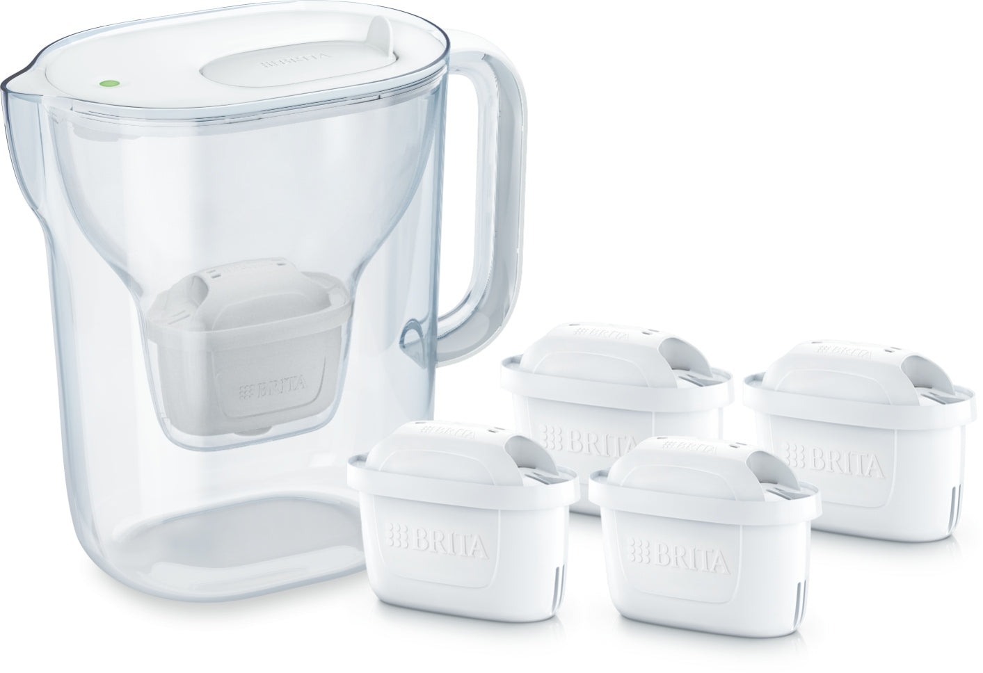 BRITA filter jug Style Essential XL white + 4 filters Maxtra PRO PP Packaging status original