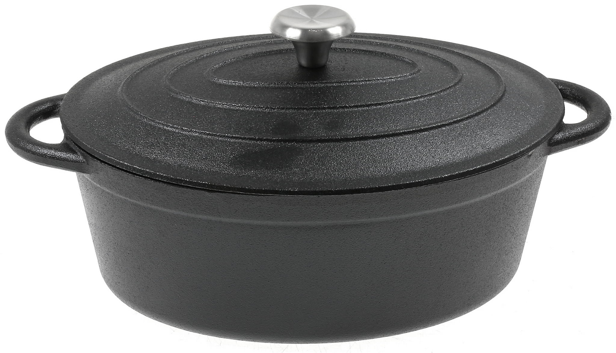 BRITTANY 6,4 L Heavy CAST IRON Deep POT Cast Iron 33cm Brand Krisberg