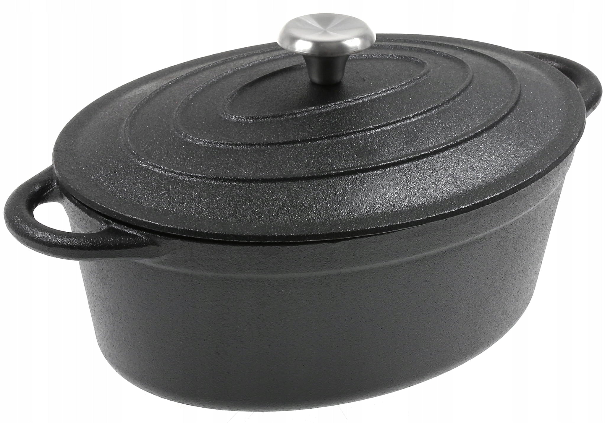 BRITTANY 6,4 L Heavy CAST IRON Deep POT Cast Iron 33cm