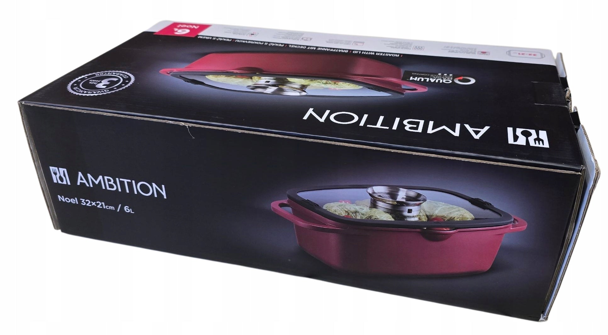 BRITTANY POT DEEP PAN AMBITION NOEL 32x21cm 6L for OVEN Manufacturer code 813202