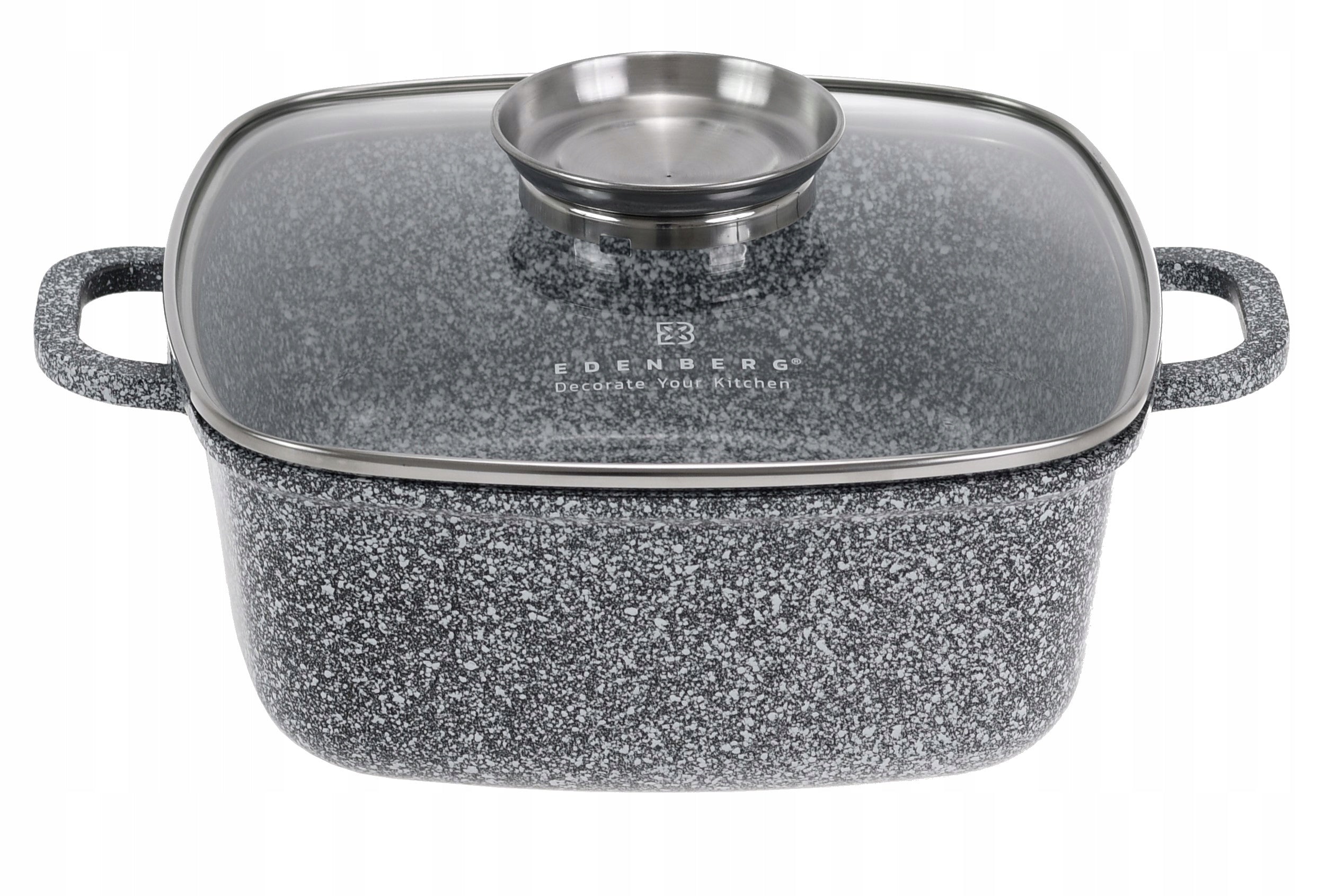 BRITTANY Square Pot 4,4 L GOOSER with Lid 24 x 24cm INDUCTION GAS Brand no brand