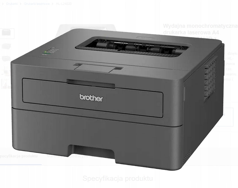 BROTHER HL-L2402D DUPLEX MONO LASER WITHOUT WIFI + USB CABLE Brand Brother