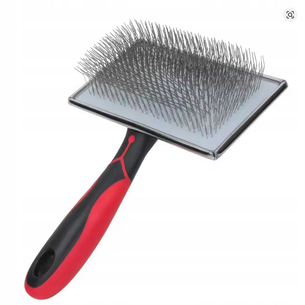 BRUSH COMB PREMIUM POODLE FOR CAT DOG, PATTERN RUSSIAN CARDED