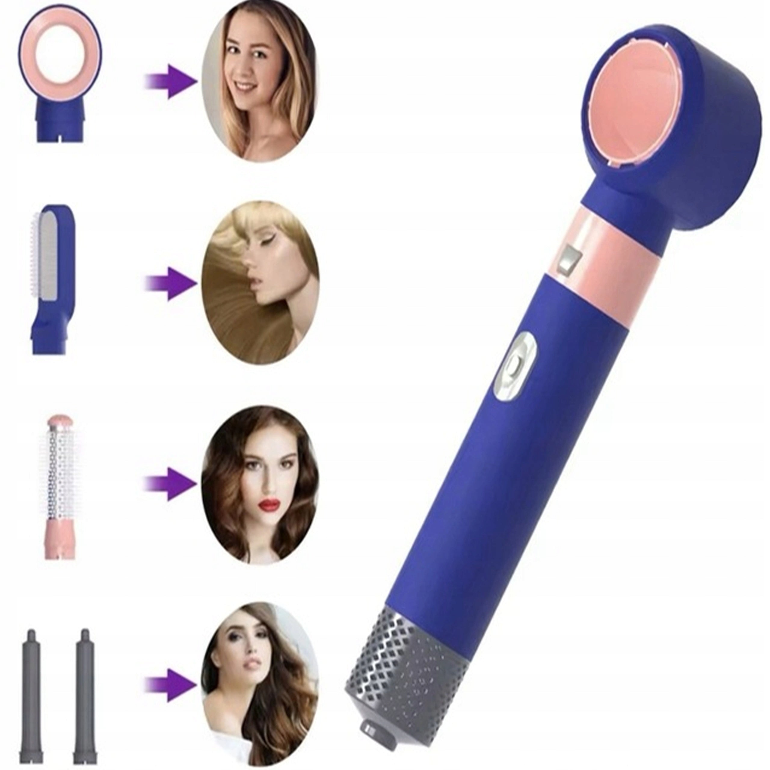 BRUSH HAIR DRYER BRUSH MULTIFUNCTIONAL CURLING IRON STRAIGHTENER 5IN1 Brand no brand