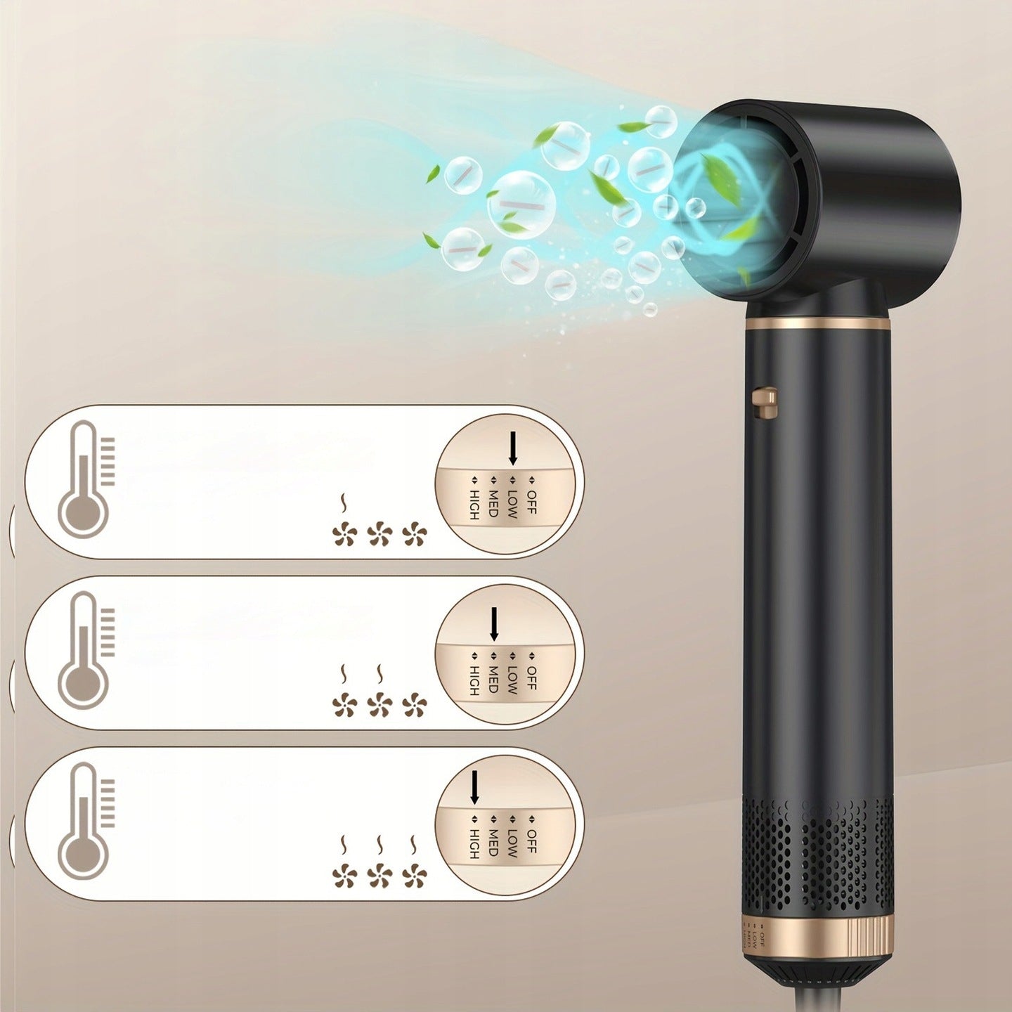 BRUSH HAIR DRYER CURLER MULTIFUNCTIONAL BRUSH 5IN1 1000w Manufacturer code JYIPure
