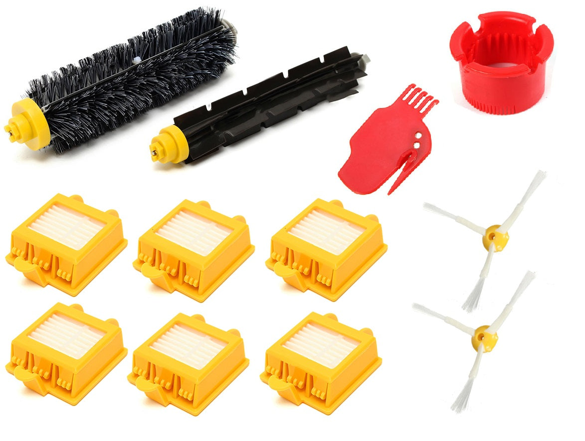 BRUSH SET FILTERS FOR iRobot ROOMBA 760 770 772 776p 780 782e 790