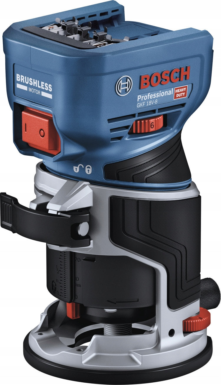 BRUSHLESS 18V Cordless Edge Milling Machine BOSCH GKF 18V-8 solo Brand Bosch