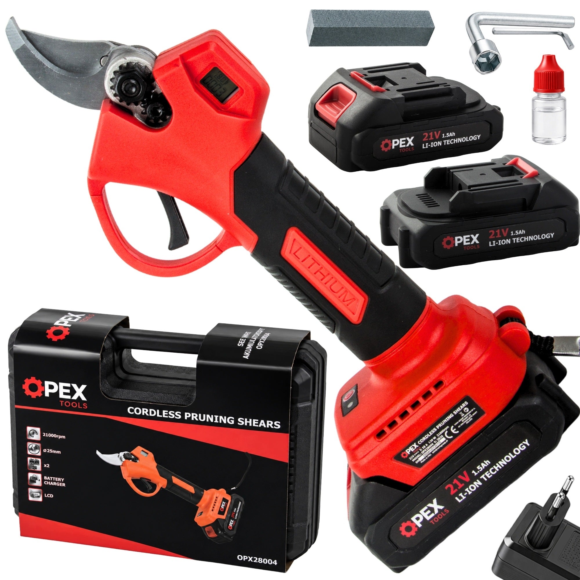 BRUSHLESS CORDLESS PRUNER 21V ELECTRIC GARDEN FOR LCD BRANCH