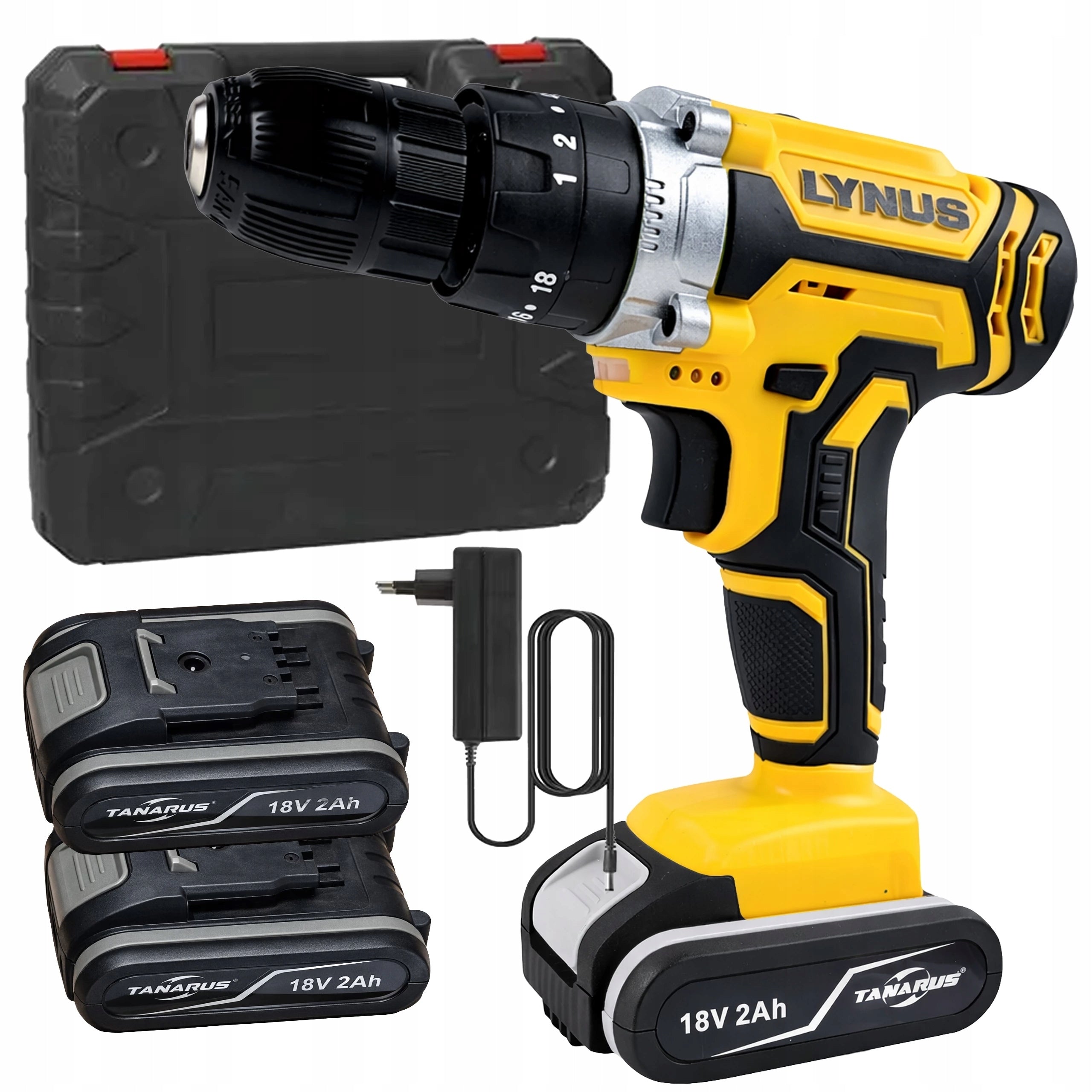 BRUSHLESS CORDLESS SCREWDRIVER 2000W 2xAKU TURBO DRILL BIT Brand no brand