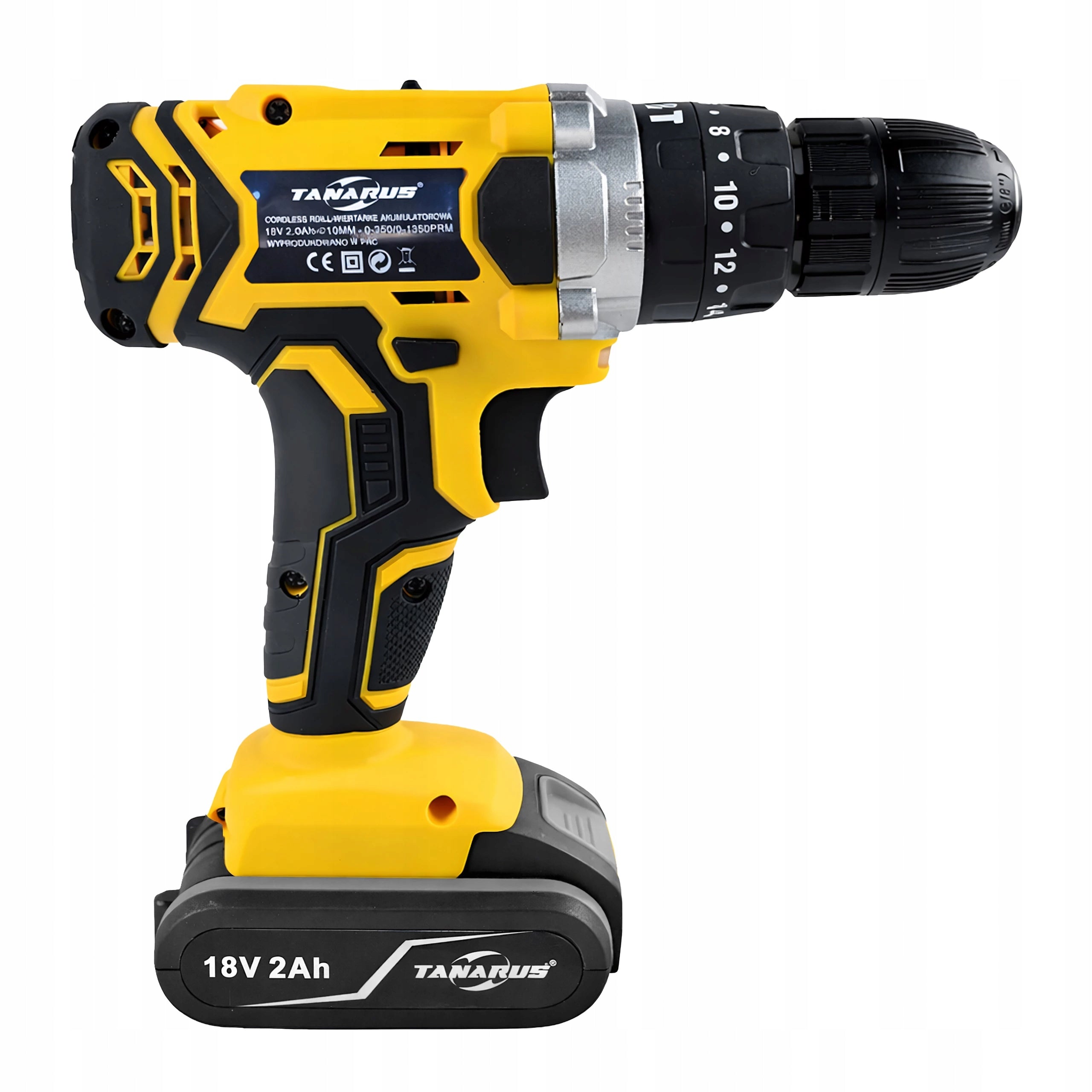 BRUSHLESS CORDLESS SCREWDRIVER 2000W 2xAKU TURBO DRILL BIT