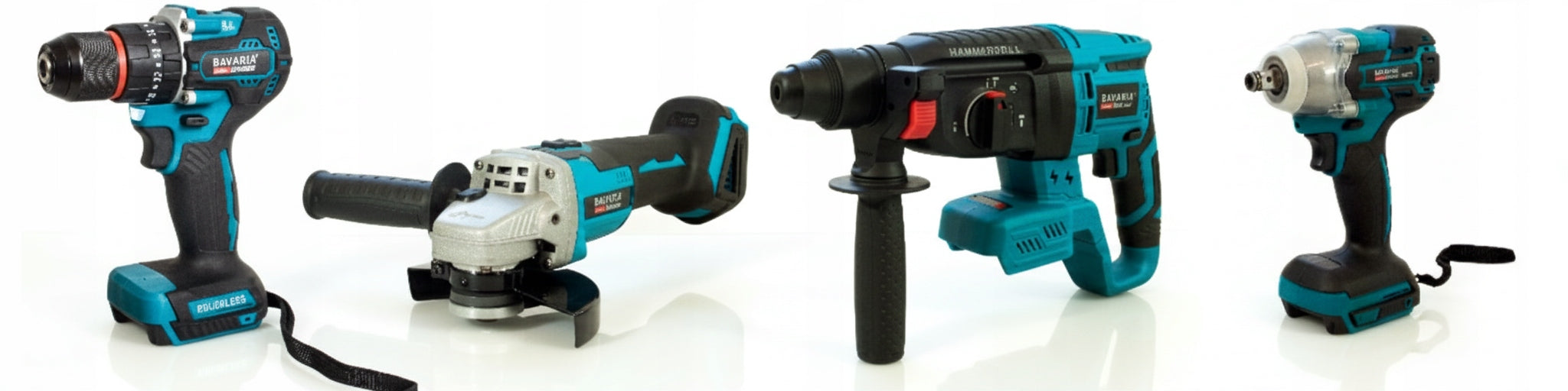 BRUSHLESS CORDLESS TOOL SET 4W1 21V 4000mAh Bavaria Brand Bavaria