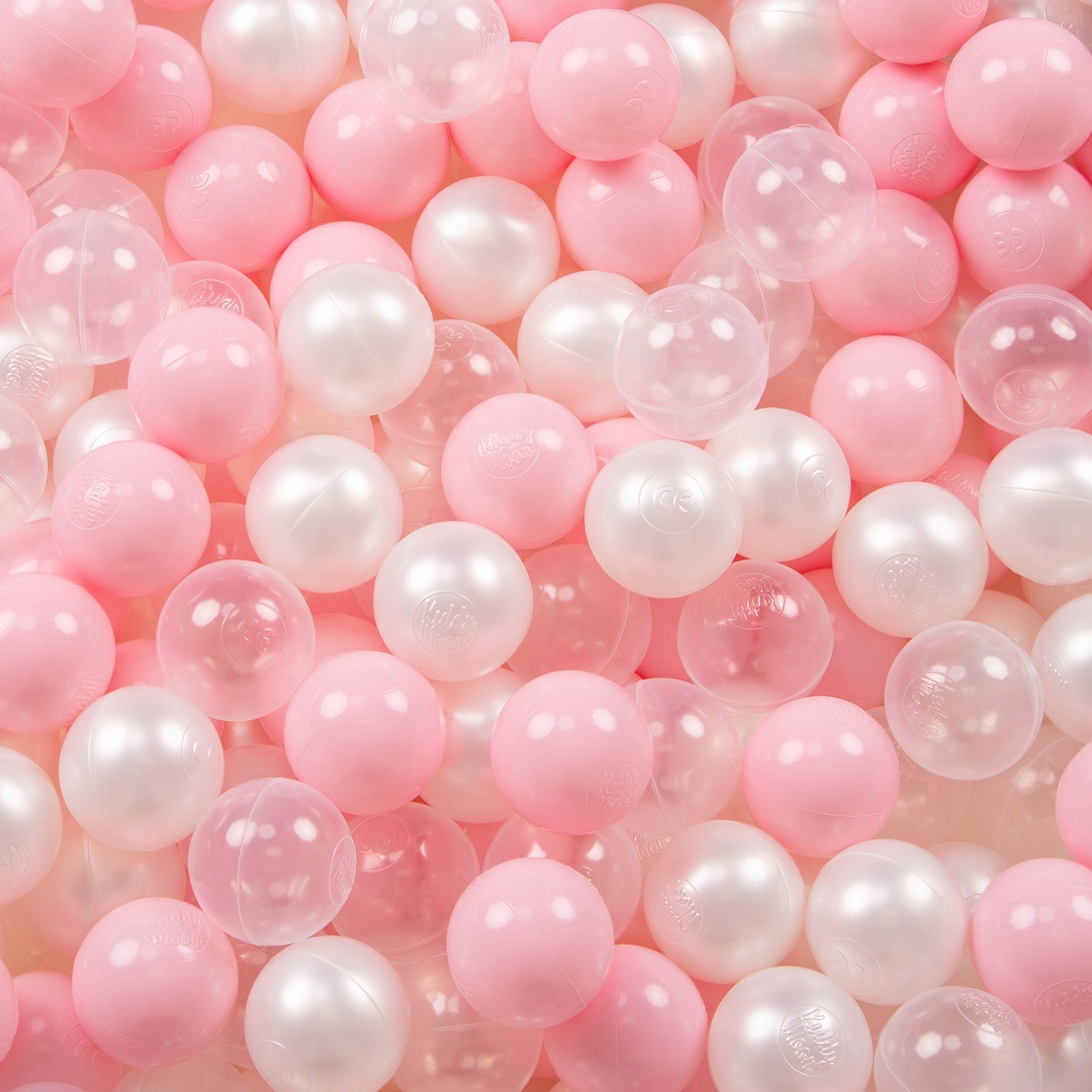 BS-100X Dry pool pink folding with balls 100 pcs Color multicolor